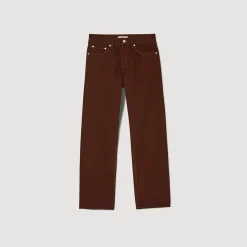 Jeans*SANDRO Jean Regular Marron Foncé