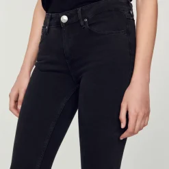 Pantalons & Jeans*SANDRO Jean Slim Taille Normale Noir