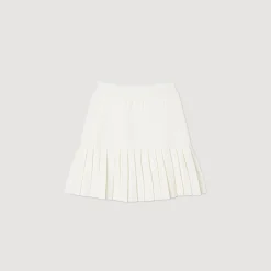 Jupes & Shorts*SANDRO Jupe Plissée blanc