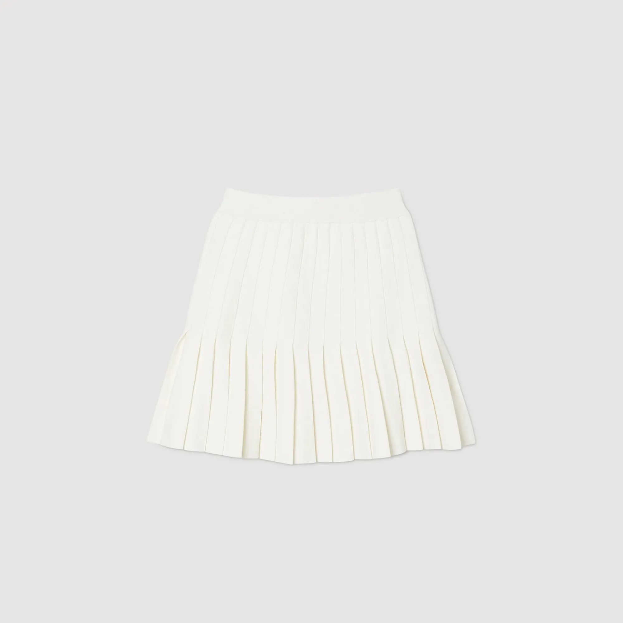 Jupes & Shorts*SANDRO Jupe Plissée blanc