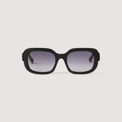 Lunettes De Soleil*SANDRO Lunettes De Soleil Carrées Noir