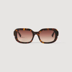 Lunettes De Soleil*SANDRO Lunettes De Soleil Carrées Marron