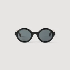 Lunettes De Soleil*SANDRO Lunettes De Soleil Rondes Noir
