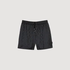 Pantalons & Shorts|Maillots De Bain*SANDRO Maillot De Bain Squarecross Noir