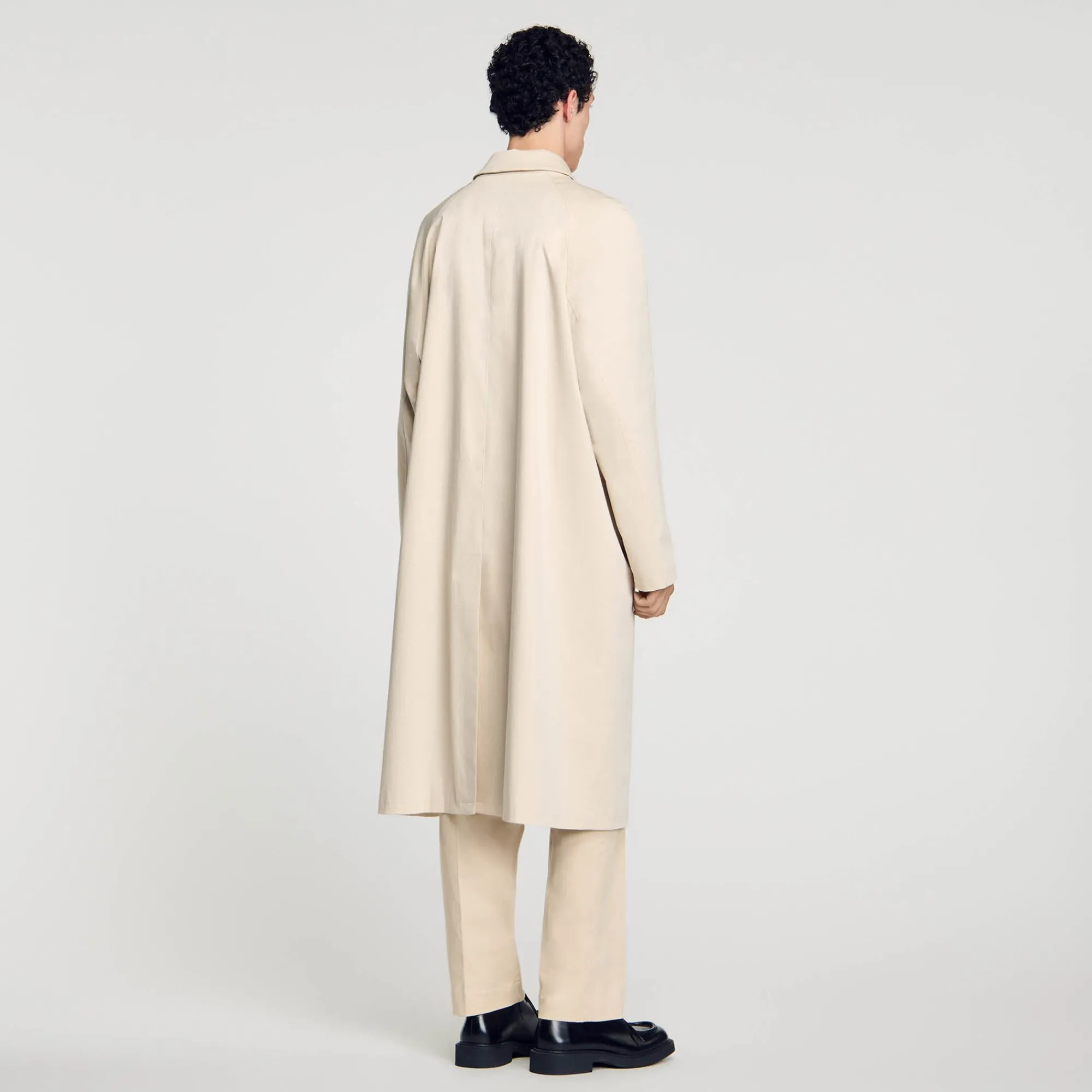 Manteaux & Blousons*SANDRO Manteau Mac Long Beige