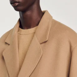 Manteaux & Blousons*SANDRO Manteau Oversize Camel