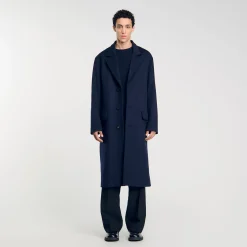 Manteaux & Blousons*SANDRO Manteau Oversize Marine