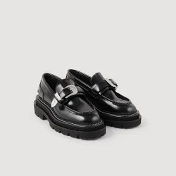 Mocassins & Mules*SANDRO Mocassins En Cuir Noir