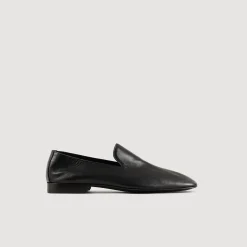 Chaussures De Ville*SANDRO Mocassins Loafers En Cuir Noir
