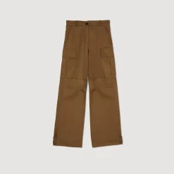 Pantalons & Jeans*SANDRO Pantalon Cargo Glaise