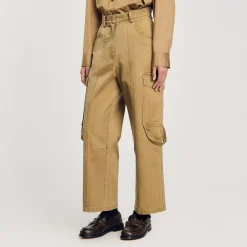 Pantalons & Jeans*SANDRO Pantalon Cargo Kaki