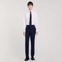 Pantalons & Shorts|Costumes & Smokings*SANDRO Pantalon De Costume Marine