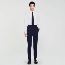 Pantalons & Shorts|Costumes & Smokings*SANDRO Pantalon De Costume Marine
