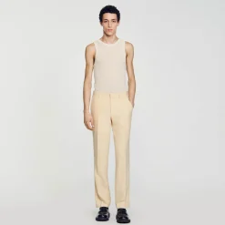 Pantalons & Shorts|Costumes & Smokings*SANDRO Pantalon De Costume Beige
