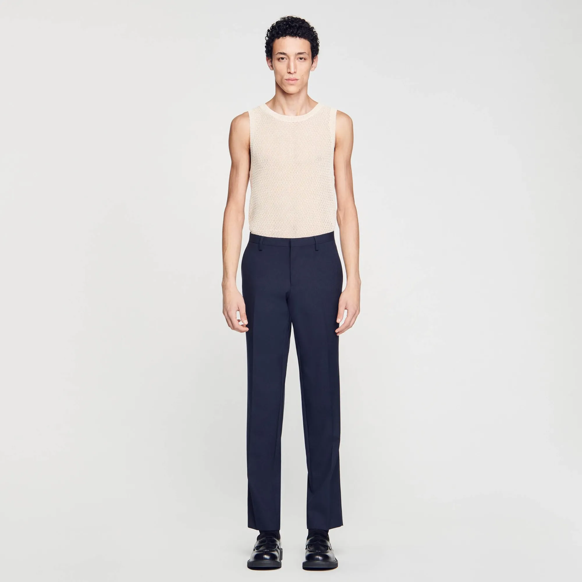 Pantalons & Shorts|Costumes & Smokings*SANDRO Pantalon De Costume Marine