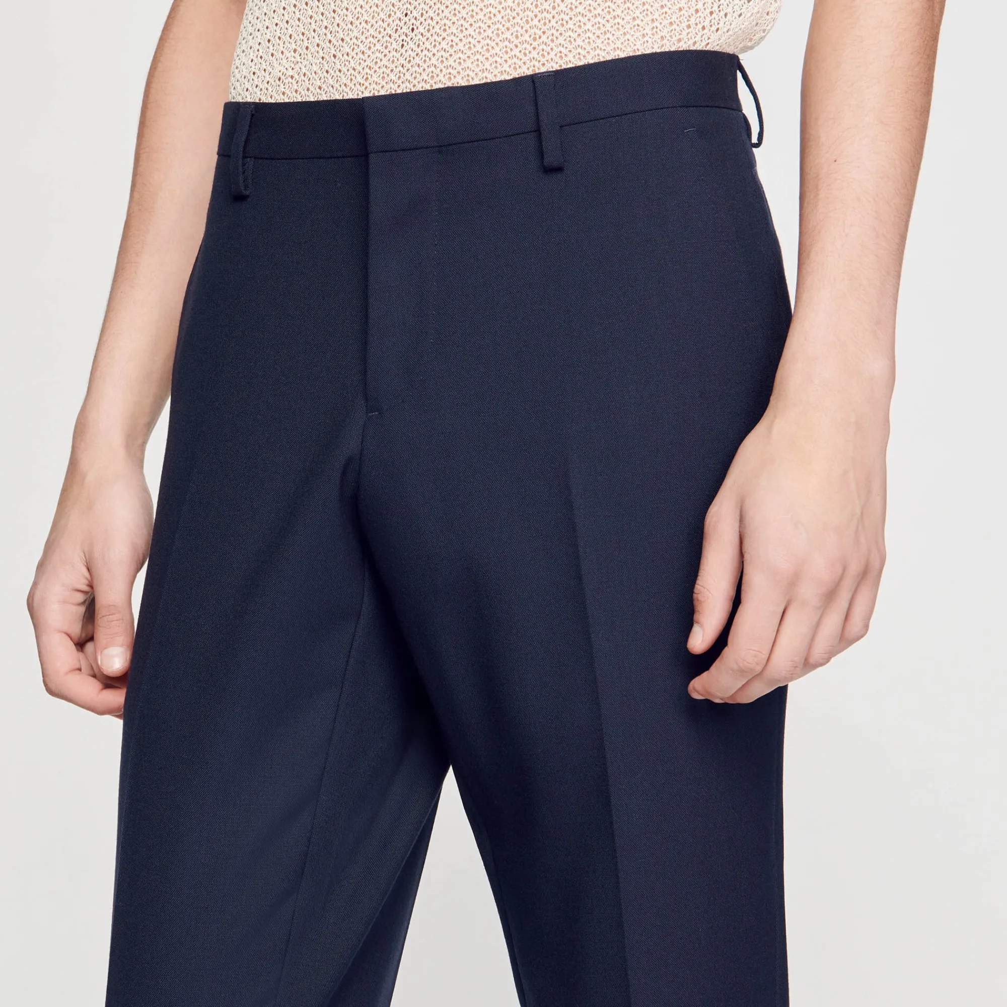 Pantalons & Shorts|Costumes & Smokings*SANDRO Pantalon De Costume Marine