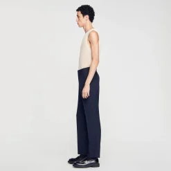 Pantalons & Shorts|Costumes & Smokings*SANDRO Pantalon De Costume Marine