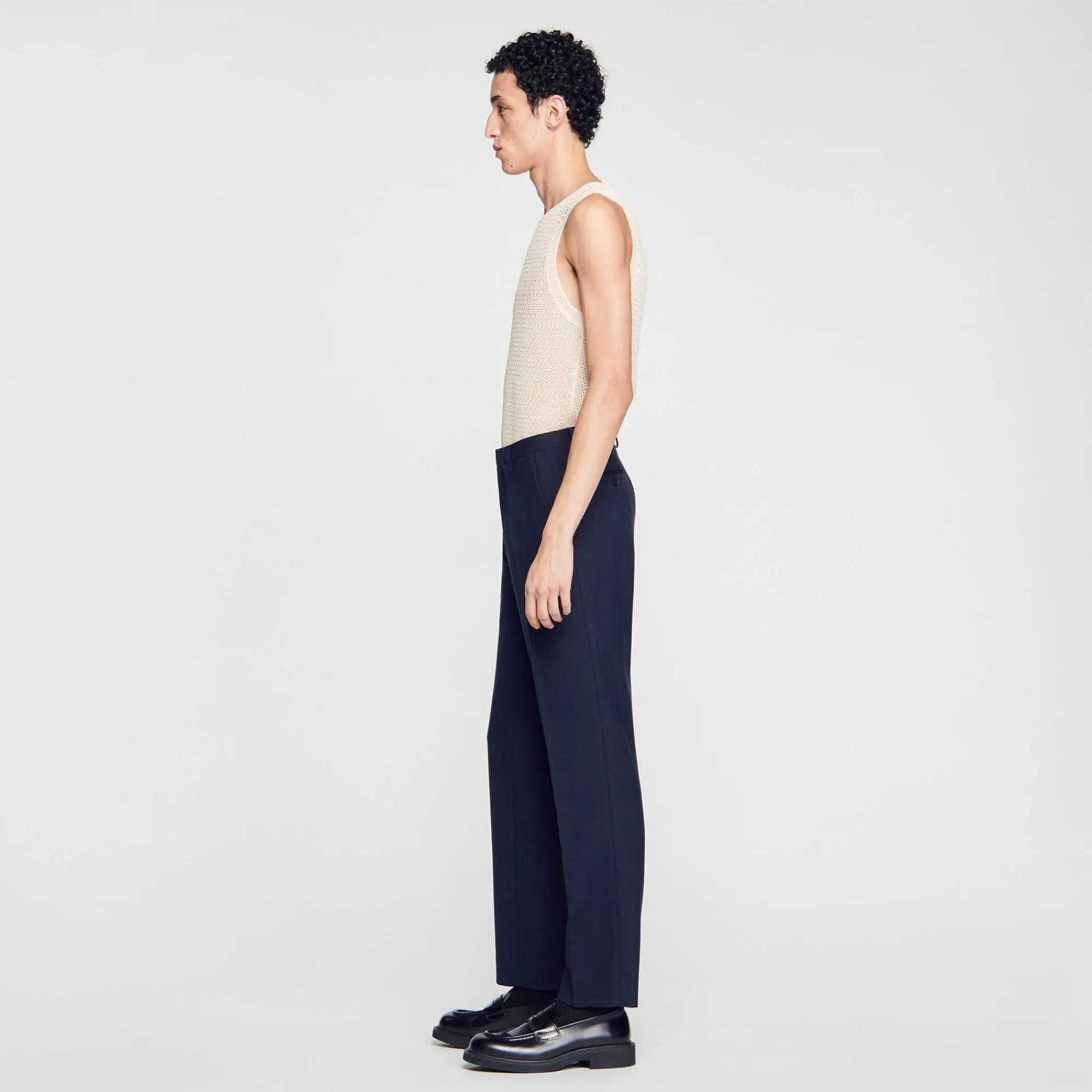 Pantalons & Shorts|Costumes & Smokings*SANDRO Pantalon De Costume Marine