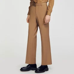 Pantalons & Shorts|Costumes & Smokings*SANDRO Pantalon De Costume Camel