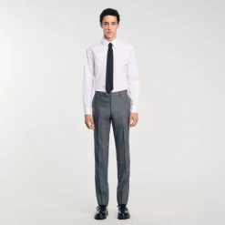 Pantalons & Shorts|Costumes & Smokings*SANDRO Pantalon De Costume Gris