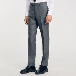 Pantalons & Shorts|Costumes & Smokings*SANDRO Pantalon De Costume Gris