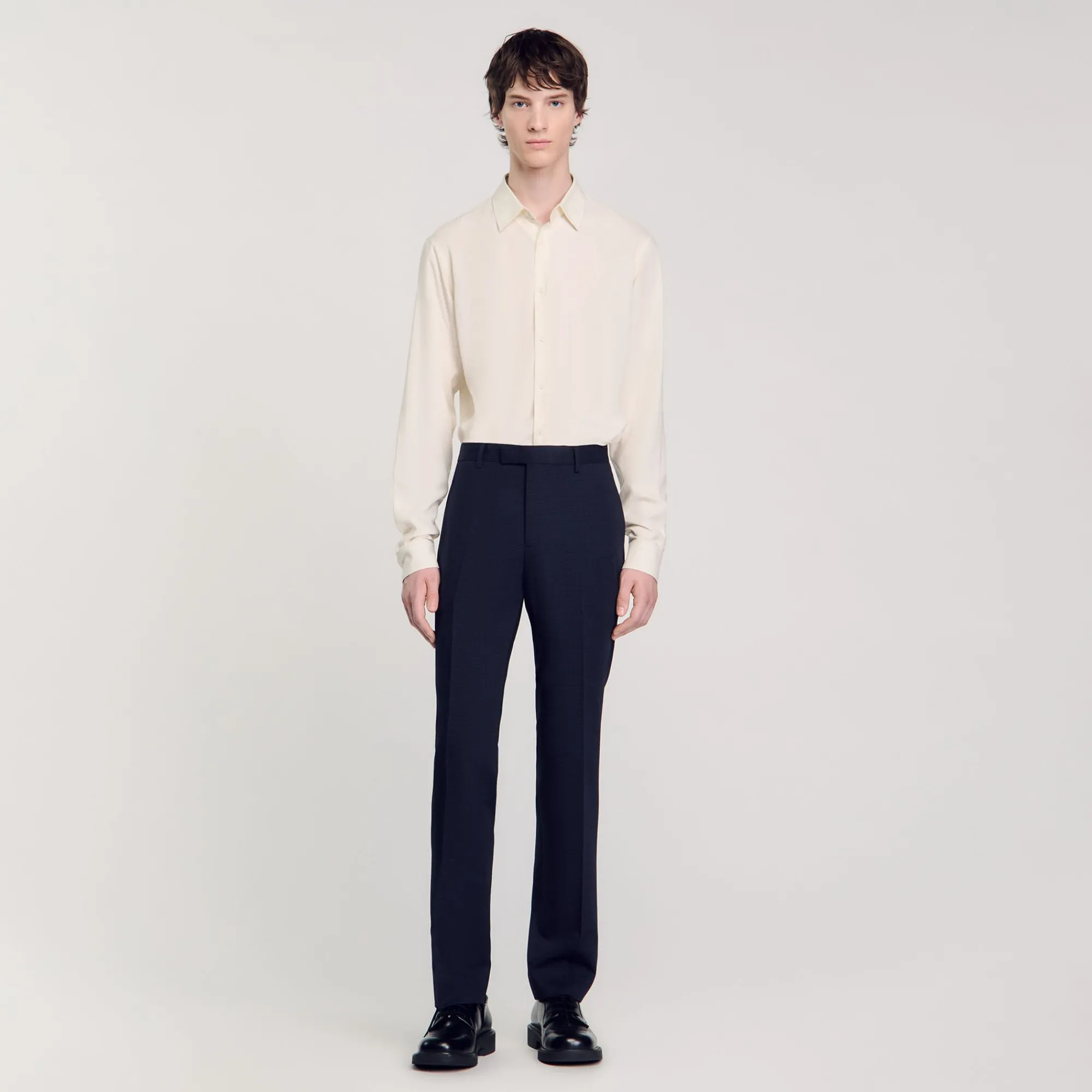 Pantalons & Shorts|Costumes & Smokings*SANDRO Pantalon De Costume Marine