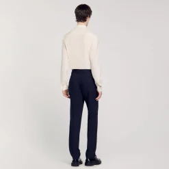 Pantalons & Shorts|Costumes & Smokings*SANDRO Pantalon De Costume Marine