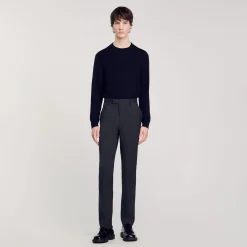 Pantalons & Shorts|Costumes & Smokings*SANDRO Pantalon De Costume Gris