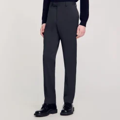Pantalons & Shorts|Costumes & Smokings*SANDRO Pantalon De Costume Gris