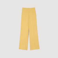 Costumes|Pantalons & Jeans*SANDRO Pantalon De Costume à Pinces Jaune Orange