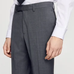 Pantalons & Shorts|Costumes & Smokings*SANDRO Pantalon De Costume En Laine gris chiné