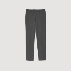 Pantalons & Shorts|Costumes & Smokings*SANDRO Pantalon De Costume En Laine gris chiné
