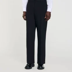 Pantalons & Shorts|Costumes & Smokings*SANDRO Pantalon De Costume En Laine Noir