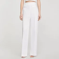 Costumes|Pantalons & Jeans*SANDRO Pantalon De Costume Large blanc