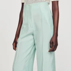 Costumes|Pantalons & Jeans*SANDRO Pantalon De Costume Large Vert D'Eau