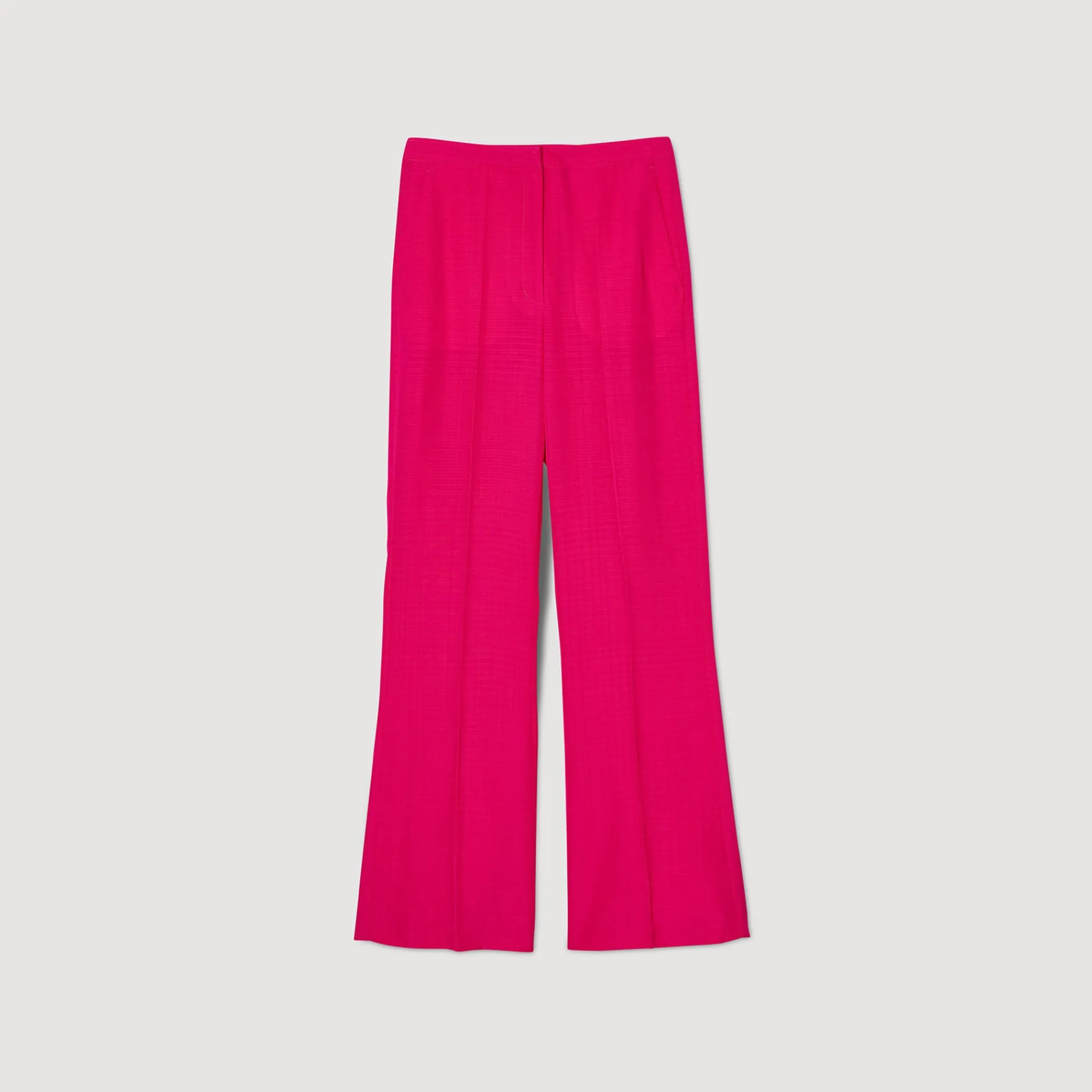 Costumes|Pantalons & Jeans*SANDRO Pantalon De Costume évasé Fushia
