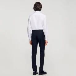 Pantalons & Shorts|Costumes & Smokings*SANDRO Pantalon De Smoking Noir
