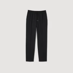 Pantalons & Shorts*SANDRO Pantalon Droit élastiqué Noir