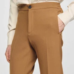 Pantalons & Shorts*SANDRO Pantalon En Jersey Camel
