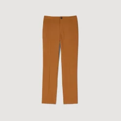 Pantalons & Shorts*SANDRO Pantalon En Jersey Caramel