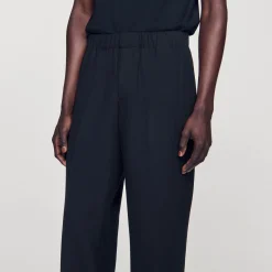 Pantalons & Shorts*SANDRO Pantalon Large Noir
