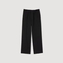 Pantalons & Shorts*SANDRO Pantalon Large Noir