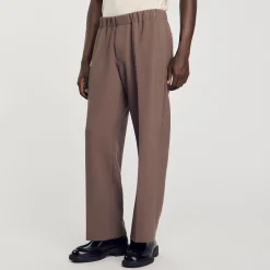 Pantalons & Shorts*SANDRO Pantalon Large Taupe