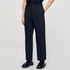 Pantalons & Shorts*SANDRO Pantalon Large Noir