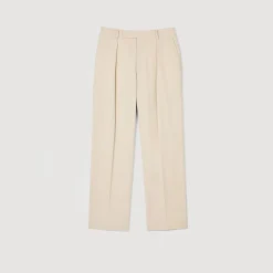 Pantalons & Shorts*SANDRO Pantalon Large Beige