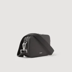 Sacs À Bandoulière|Mini Sacs*SANDRO Petit Sac En Cuir Reconstitué Noir