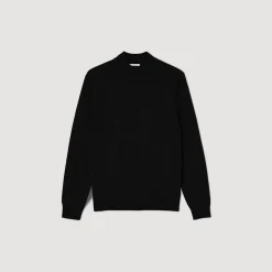 Pulls & Gilets*SANDRO Pull à Col Cheminée Noir