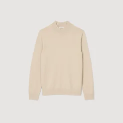 Pulls & Gilets*SANDRO Pull à Col Cheminée Creme
