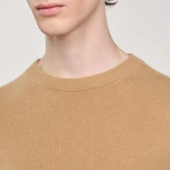 Pulls & Gilets|Pulls & Cardigans*SANDRO Pull En Cachemire Camel