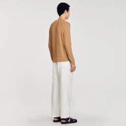 Pulls & Gilets*SANDRO Pull En Laine Camel